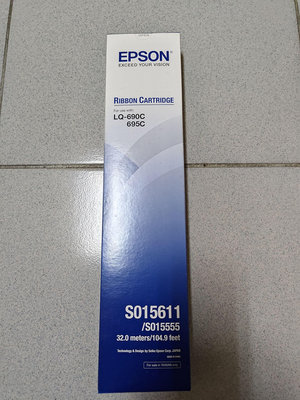 原廠 EPSON LQ 690 C LQ695 CII CIIN 點陣式 印表機 色帶 S015555 S015611