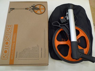 [測量儀器量販店]德國ROTO-SURE D1000 折疊式測距輪 滾輪 附攜帶背包