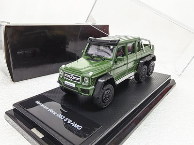 汽車模型 1/64 BENZ G63 6X6 AMG 奔馳大G合金汽車模型