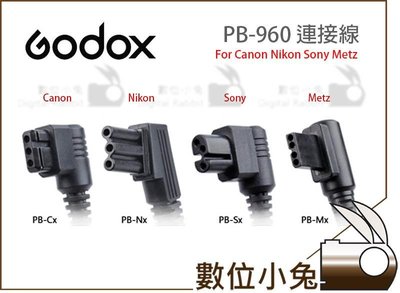 數位小兔【GODOX 神牛 PB-960 連接線 Sony】PB960 電源線 閃光燈 PB820 電池盒 機頂 閃光燈
