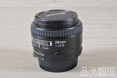 【品光數位】Nikon AF 28mm F2.8 D 定焦 廣角 #123504