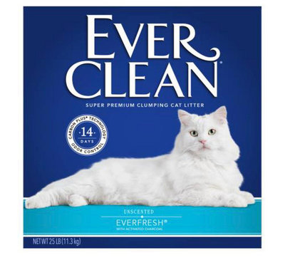 🈵️免運🈵️ 美國 Ever Clean 藍鑽 雙重活性碳低過敏結塊貓砂 25LB 🐱