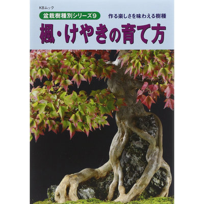 楓 けやきの育て方 楓樹 櫸樹 盆景  如何種植和管理盆栽 日本圖書 享受制作盆景樂趣 樹枝樹形制作技巧 日文版