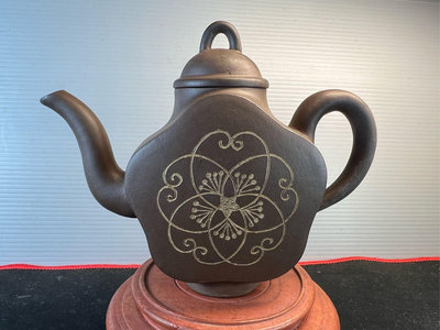 早期中國宜興紫砂老土 酒瓶壺 稀有