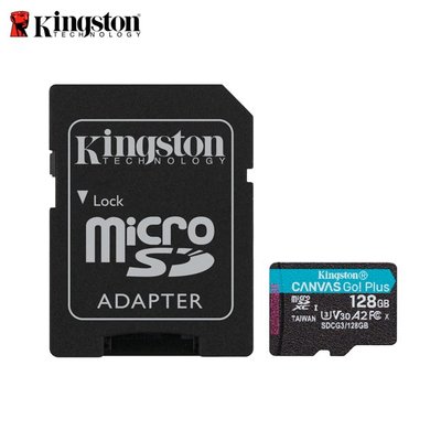 高速記憶卡 金士頓 Kingston Canvas Go! PLUS 128GB microSD(KTCG3-128G)