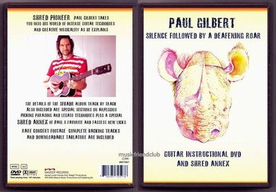 音樂居士新店#Paul Gilbert - Silence Followed By A Defeaning Roar () DVD