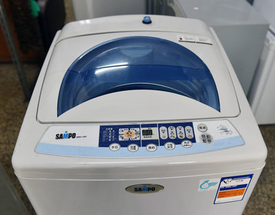 (全機保固半年到府服務)慶興中古家電二手家電中古洗衣機SAMPO(聲寶)10公斤單槽全自動洗衣機