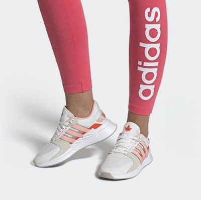 Adidas NEO Run90s 經典 復古 耐磨 防滑 低幫 網面 白灰粉 休閒 運動 慢跑鞋 FU7725 女鞋公司級