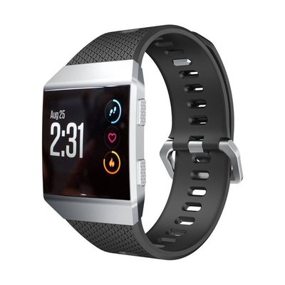 Fitbit Ionic Tpu 矽膠錶帶手錶替換腕帶 Fitbit Ionic硅膠錶帶 純色硅膠錶帶