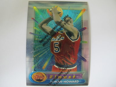 ~ Juwan Howard ~1995年RC NBA球星/朱萬·霍華德 FINEST金屬新人卡Rookie