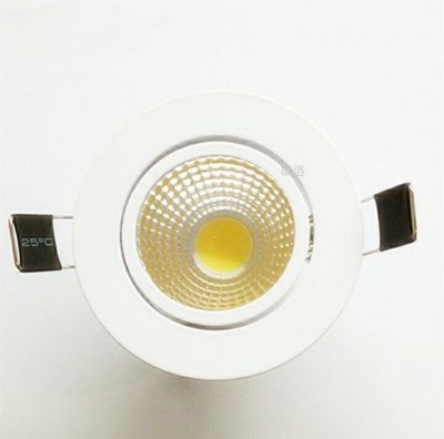 COB高效穩定崁入式LED燈~本頁面為3W型投射燈.3W僅160元崁入孔6.5-7.5CM溫馨不強光