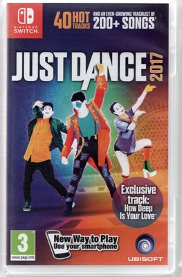 {瓜瓜皮}中古品 NS Switch 原版片 英文版 舞力全開2017 Just Dance17(遊戲都能回收)