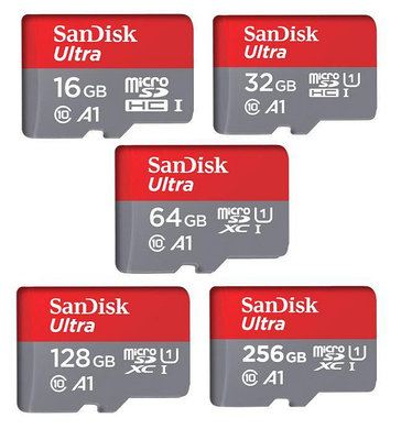 SanDisk Ultra 32G 64G 128G 256G 512G MicroSD 手機 記憶卡 小米攝影機 監視器