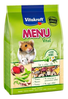 Mini Cavy♥ 德國Vita 天然食譜 - 倉鼠主食 1KG 鼠飼料 vitakraft
