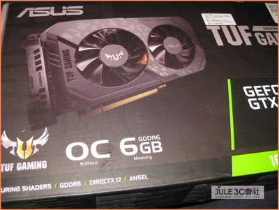 JULE 3C會社-華碩 TUF GTX1660Ti EVO Gaming 電競/超頻版/盒裝保內/PCIE 顯示卡