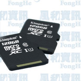 Kingston MicroSDXC C10 UHS-I 128GB 記憶卡(SDCS2/128GB)【風和資訊】