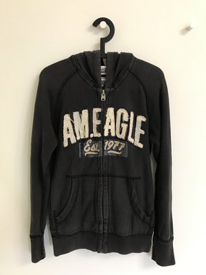 American Eagle Outfitters 帽Ｔ外套 黑色