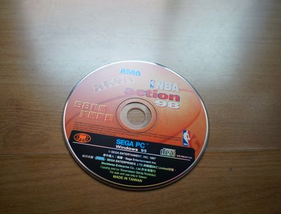 【收藏品】 NBA action 98 -- SEGA PC -- window 95 *** 533