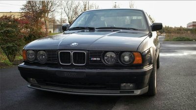 (全新絕版正品) BMW E34/E32 Hella 薰黑大燈