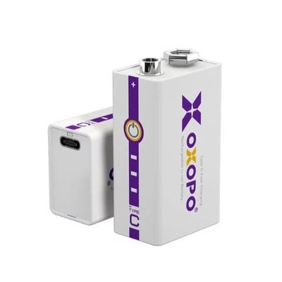 【控光後衛】OXOPO【XC系列】9V快充鋰電池 1入 內附USB Type-C充電線(XC-9V-1)