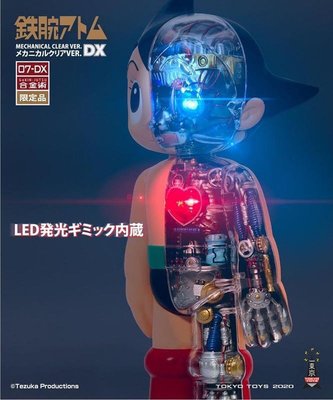 東京玩具 限量500隻 Tokyo Toys 原子小金剛 透明版 合金 DX版.