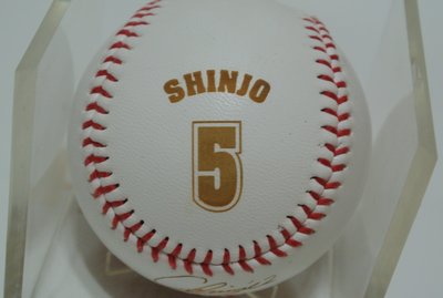 貳拾肆棒球--MLB美國大聯盟STEINER SPORTS 新庄剛志金色簽名球