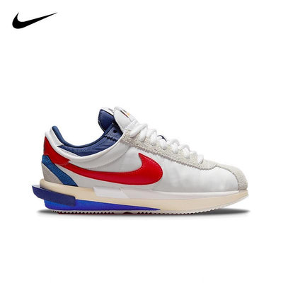 Sacai x Nike Cortez SP 耐吉 阿甘鞋 慢跑鞋 解構 白紅藍 灰白 DQ0581100/001
