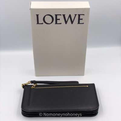 【精品】Loewe Amazona Travel Organizer 真皮 旅行包 長夾 護照夾