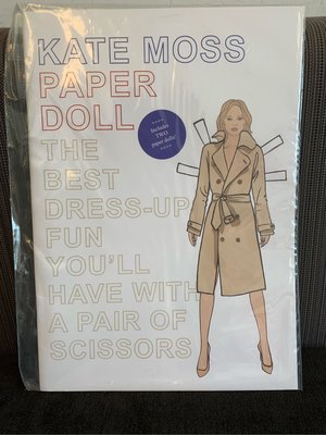 時尚名模Kate moss paper dolls 紙娃娃玩具(收藏絕版）