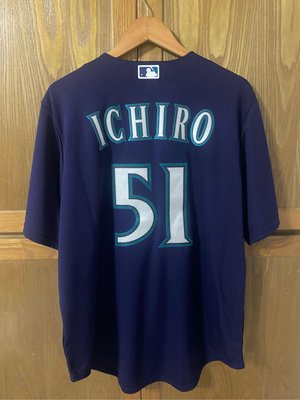 Nike MLB 美國職棒鈴木一朗 Ichiro 水手球衣 51號
