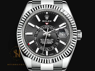 【鴻昇名錶】 ROLEX 勞力士 Sky-Dweller 326934 天行者 兩地時區 不鏽鋼 自動腕錶 沙羅裝置 年曆錶 兩地時間  AG338