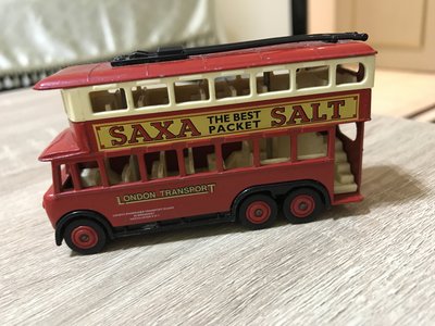 『好夠讚』非 一元英國 手工 模型汽車 Days Gone英國 LLEDO 雙層巴士 金屬模型 古董車 古董玩具車 擺