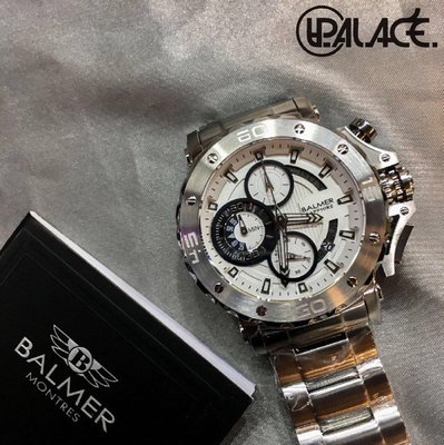 年度錶款首選 瑞士 BALMER賓馬 賓馬王系列 絲紋銀配色 真三眼男士錶
