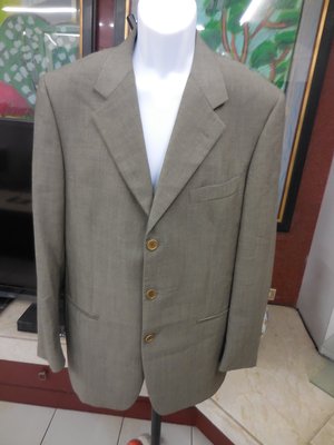 (二手)CERRUTI 1881淺棕色正式款西裝外套(50)