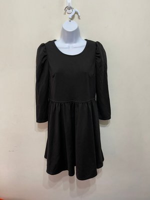 「 二手衣 」 CUMAR 女版長袖洋裝 M號（黑）26