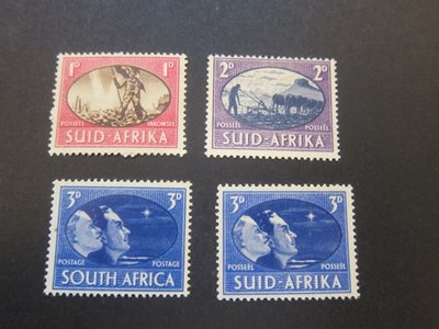 【雲品13】南非South Africa 1945 Sc 100,102a,b MH 庫號#B535 12760