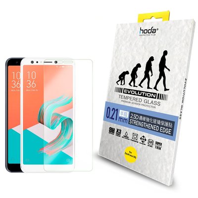 【免運費】hoda 【ASUS ZenFone 5Q ZC600KL】 進化版邊緣強化9H鋼化玻璃保護貼 0.21mm