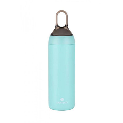 【SANTECO | YOGA】雙層真空不鏽鋼保溫瓶 500ml 法國 保溫瓶 水壺 隨身瓶 薄荷綠 牛奶白 不鏽鋼