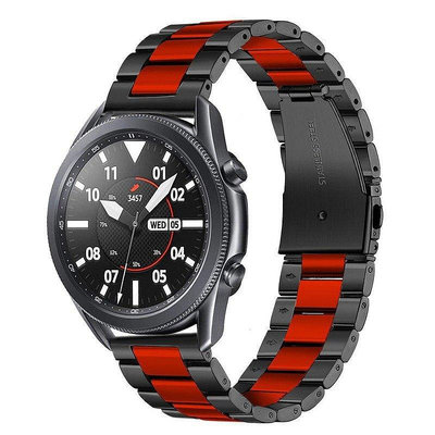 三星 智慧手錶 Watch 3 41mm 45mm Gear S2 S3 S4 2 2Neo 錶帶 金屬不銹鋼 商務腕帶-台北之家