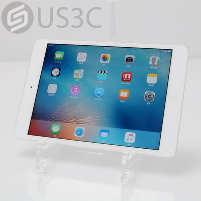 【US3C-桃園春日店】【一元起標】 公司貨 Apple iPad Mini 1 Wifi 16G 白色 7.9吋 500萬畫素 A5晶片 LED背光鏡面寬螢幕