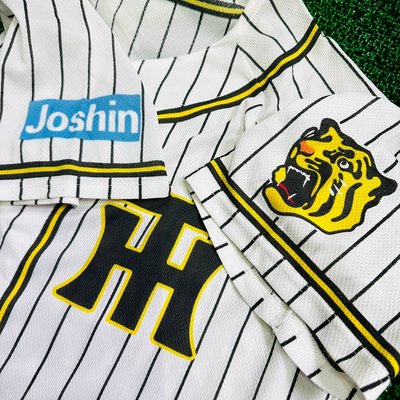 貳拾肆棒球-日本帶回日職阪神虎條紋特別版球衣展示品/Mizuno 製造