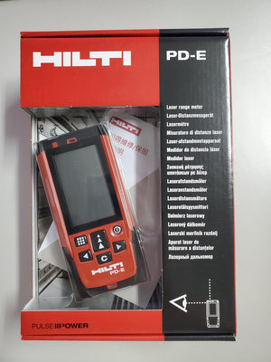 【優質五金】 HILTI 喜利得 喜得釘 PD-E 200米 雷射測距儀/測量儀