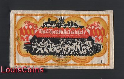 【Louis Coins】B1540-GERMANY-1920德國緊急貨幣布鈔票,1000 MARK