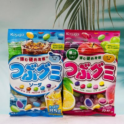 日本 Kasugai 春日井 綜合水果風味軟糖/綜合汽水風味軟糖 85g
