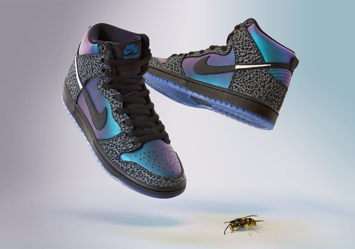 NIKE Nike SB Dunk High Black Sheep Hornet 蜂巢黃蜂代購附驗鞋證明