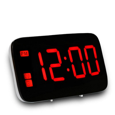 爆款創意鬧鐘LED大屏幕靜音床頭數字鬧鐘USB接口聲控時鐘