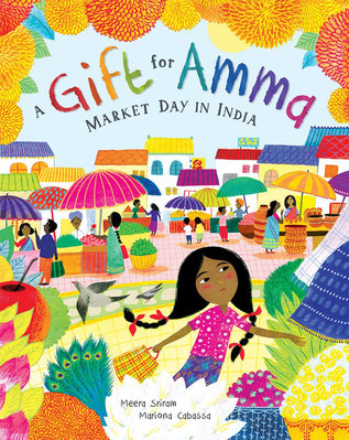 ＊小貝比的家＊A GIFT FOR AMMA: MARKET DAY IN INDIA/平裝/3~6歲/世界文化