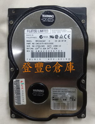 【登豐e倉庫】 YR31 Fujitsu MPC3043AT 4.32G IDE 5400RPM 硬碟