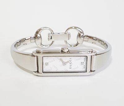 GUCCI  經典款  【天然鑽石】 系列  女錶  瑞士製   ，保證真品    功能正常  超級特價便宜賣
