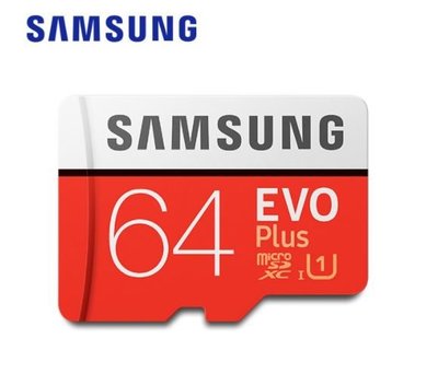 SAMSUNG 三星 EVO Plus 64G microSD 高速記憶卡 手機 平板 附轉卡 64GB